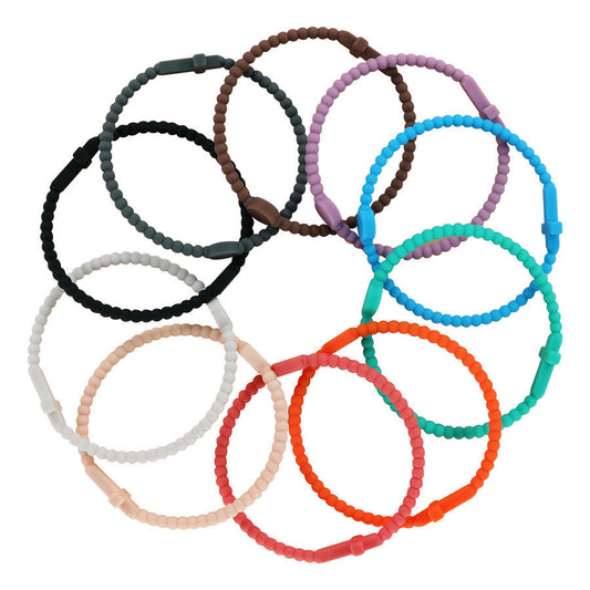Simple Thin Cross Silicone Bracelet