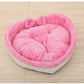 Heart Shape Soft Cozy Cat Pet Bed For Large Small Puppy Dog Cute Warm Cushion Litter Nest Basket Kennel Kitten House Accessories
