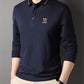 Autumn New Men's Thin Polo Shirt Casual Business Bottoming Shirt Men's T-shirt