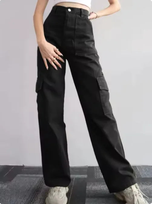 Retro Y2K Tech wear Cargo Pants