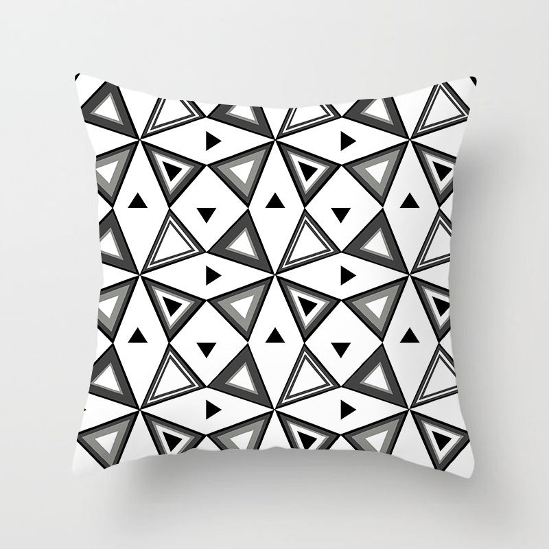 Modern Geometric Abstract Automobile Household Goods Sofa Pillow Cover