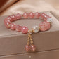Natural Strawberry Quartz Pi Xiu Bracelet Girls Attracting Male