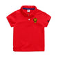 Summer Elastic Cotton Solid Color Short Sleeve  Men''s And Women''s Cartoon Polo T-shirt