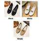 Spring And Autumn New Women's Korean-style Round Toe Low Heel Metal Chain Casual Outdoor