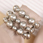 Punk Style Exaggerated Round Bead Chain Bracelet, Hip-hop Trend Geometric Metal Set Bracelet