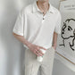 Men's Short-sleeved Polo Shirt Tide Brand Half-sleeved T Men's Shirt Korean Version Of The Lapel T-shirt