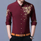 Rose flower shirt men's shirt