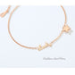 Rose Gold Color Anklet Lucky Star Chain for Woman Jewelry 316 L Titanium Steel Valentine Gift Never Fade Top Quality