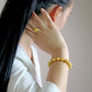 Gold Pearl Bracelet Freshwater Pearl