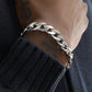 S925 Sterling Silver 13mm Thick Cuban Bracelet