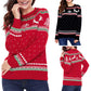 Fawn long sleeve pullover padded sweater
