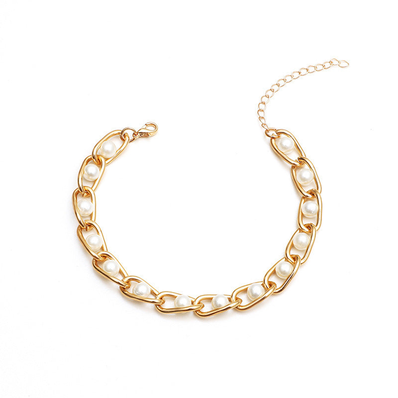 Simple Temperament Personality Trend Pearl 3-piece Bracelet