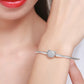 Silver Ziyun Amazon Europe and the United States hot models cute cat s925DIY platinum-plated bracelet base chain silver bracelet