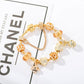 European and American fashion alloy gold-plated DIY hardworking bee ladies bracelet jewelry