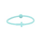 Simple Thin Cross Silicone Bracelet