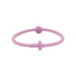 Simple Thin Cross Silicone Bracelet