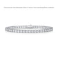 Sterling Silver D Color Moissanite Tennis Bracelet For Women