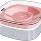 Dog Water Bowl 2L No Spill Dog Bowl Large Capacity Spill Proof Slow Water Feeder No Splash Dog Bowl Pet Water Dispenser Vehicle Carried Travel Slow Drinking Bowl For Messy Drinkers Cats