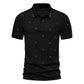 Men's Short-sleeved Polo Shirt Fashionable Printed Casual European And American Lapel Short-sleeved T-shirt