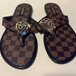 Women Thong Design Sandals LV
