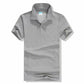 Cotton-polyester Polo Shirt Short-sleeved Work Clothes Custom Printed Culture Advertising Shirt Business Attire Lapel T-shirt Embroidery