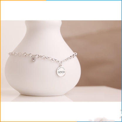 Simple Letters Fashion Temperament Real Gold Electroplating Jewelry
