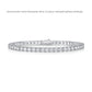 Sterling Silver D Color Moissanite Tennis Bracelet For Women