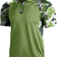 Polo Shirt Lapel Zipper Short-sleeved T-shirt Men