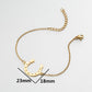 Punk Horse Shoe Chain Bracelet For Women Statement Trendy Stainless Steel U Shape Charm Bracelet Jewelry Party Gifts