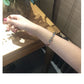 Moonstone gold bracelet