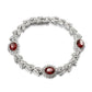 Purple Crystal Rose Gold Color Bracelet Genuine Crystals for Women
