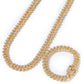 Gold-plated Full Diamond Alloy Hip-hop Bracelet