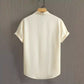 Men's Fashion Casual Stand Collar Short Sleeve Shirt