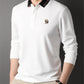 Autumn New Men's Thin Polo Shirt Casual Business Bottoming Shirt Men's T-shirt