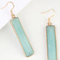 Natural Stone Drop Earrings