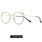 Classic flat mirror, rice nail glasses frame
