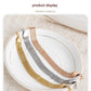 Titanium Steel Woven Bracelet Non-fading Flat Mesh Chain Unisex Bracelet