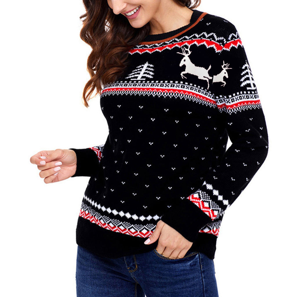 Fawn long sleeve pullover padded sweater