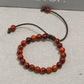 Simple Pulling Rope Wooden Bead Adjustable Bracelet Ornament