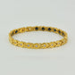 Wine Glass-shaped Inlaid Stone Bracelet Vacuum Plating Radiation Protection