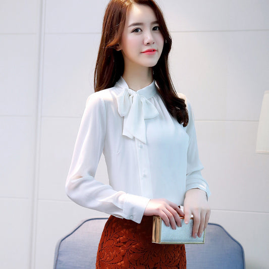 White Shirt Women Han Fan Bottoming Shirt