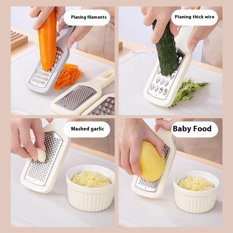 Multifunctional Three-in-one Grater Stainless Steel Beam Knife Kitchen Gadgets