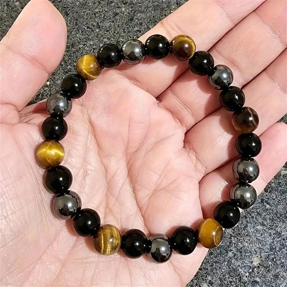 Same Unisex Style Couple Tigereye Protection Bracelet