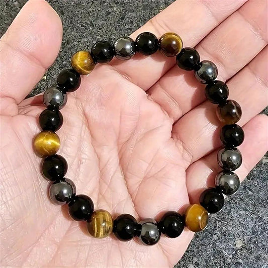 Same Unisex Style Couple Tigereye Protection Bracelet