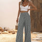 VCAY Ditsy Floral Wide Leg Pants