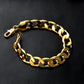 Fashion Bracelet Personality Charm Vintage Gold Silver Bracelet Unisex Cross-border Explosion