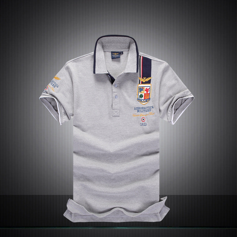 Spot Brand Men's Polo Shirt Lapel Short-sleeved T-shirt Cotton Hot Sale At AliExpress