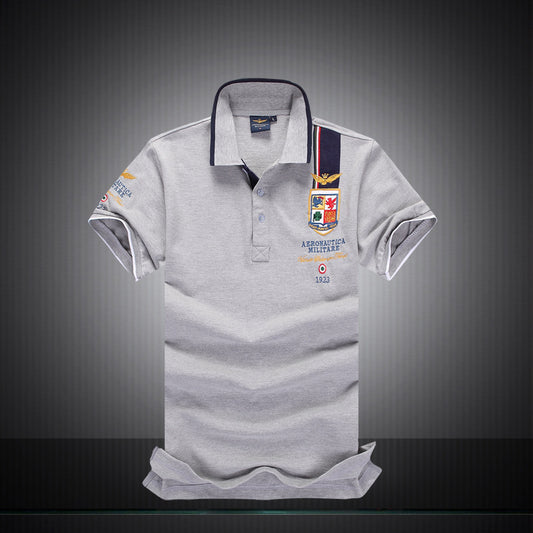 Spot Brand Men's Polo Shirt Lapel Short-sleeved T-shirt Cotton Hot Sale At AliExpress