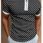 POLO Shirt Zipper Check Men's T-shirt Top