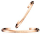 Vacuum Plating Jewelry Bracelet Rose Gold Stainless Steel U-Shaped Men and Women Bracelet